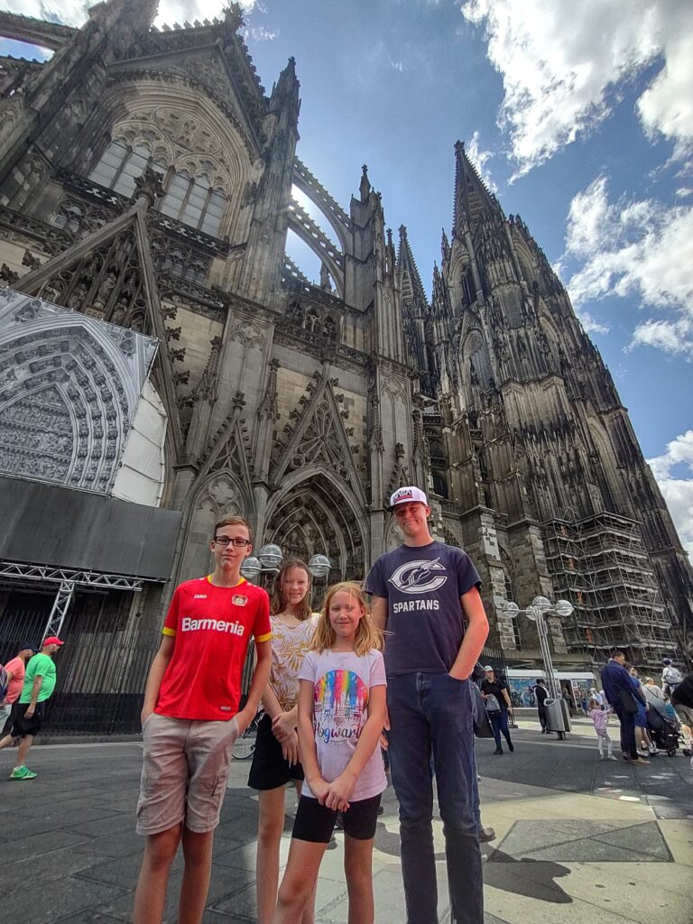 The Cologne Cathedral with kids